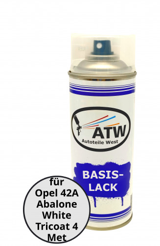 Autolack für Opel 42A Abalone White Tricoat 4 Metallic